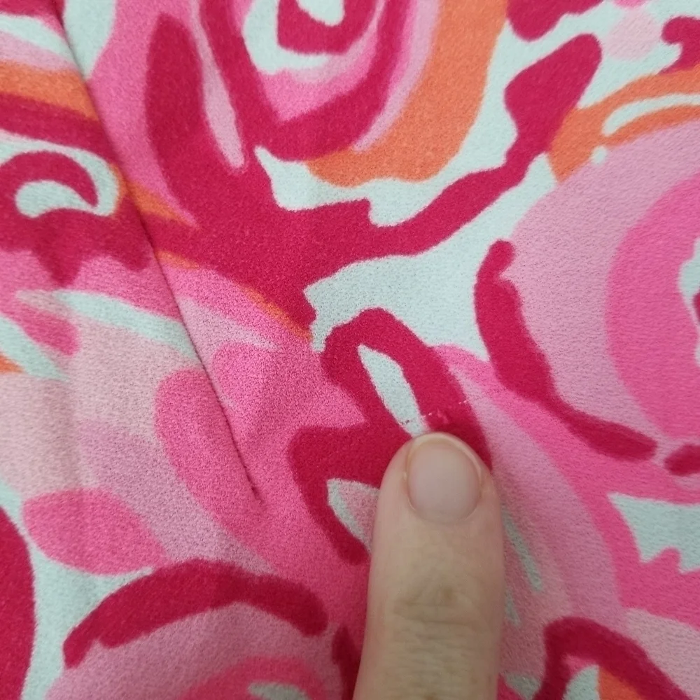 Lilly Pulitzer Ivy Short Pink Pout Mango Print Size 2 Floral Paisley